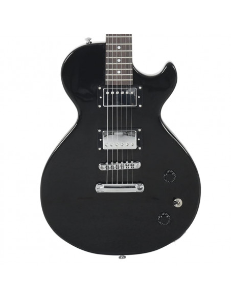 Chitarra Elettrica per Principianti con Custodia Nera 4/4 39"