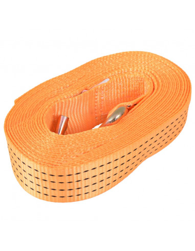 Cinghie d'Ancoraggio 10 pz a Cricchetto 2 T 8mx50mm Arancione