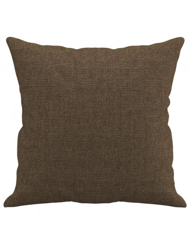 Cuscini Decorativi 2 pz Marrone 40x40 cm in Tessuto