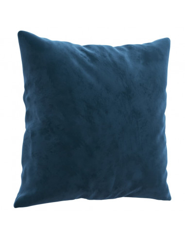 Cuscini Decorativi 2 pz Blu 40x40 cm in Velluto