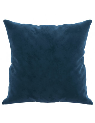Cuscini Decorativi 2 pz Blu 40x40 cm in Velluto