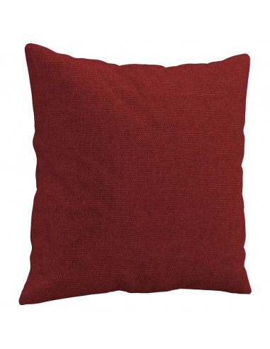 Cuscini Decorativi 2 pz Rosso Vino 40x40 cm in Tessuto