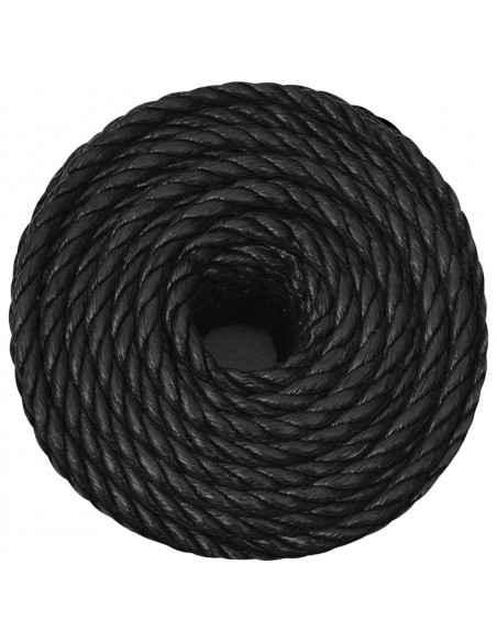 Corda da Lavoro Nera 12 mm 500 m in Polipropilene