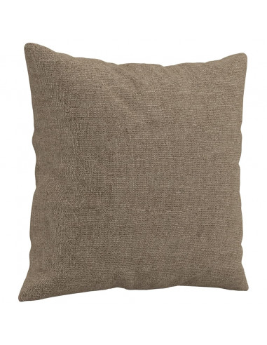 Cuscini Decorativi 2 pz Tortora 40x40 cm in Tessuto