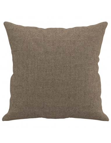 Cuscini Decorativi 2 pz Tortora 40x40 cm in Tessuto