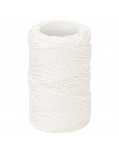Corda per barca Completamente Bianca 2 mm 100 m in Polipropilene 2