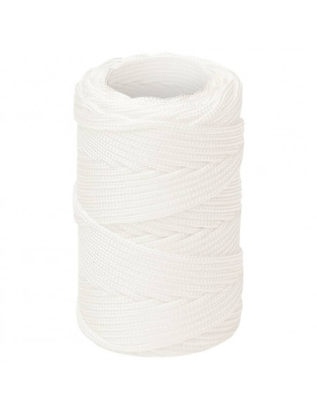Corda Nautica Completamente Bianca 2 mm 100 m in Polipropilene