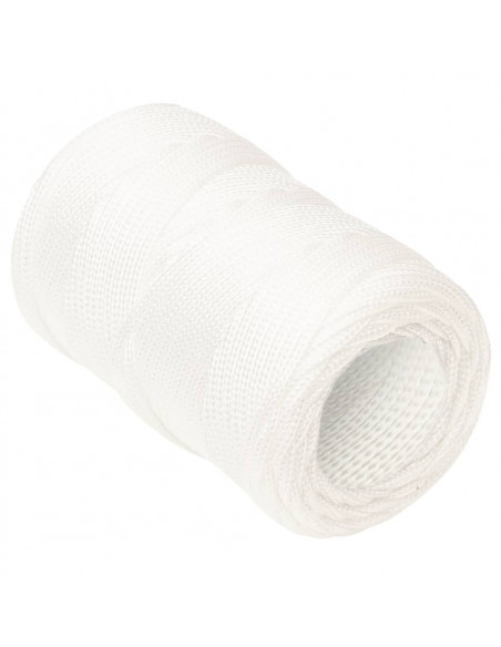 Corda Nautica Completamente Bianca 2 mm 100 m in Polipropilene