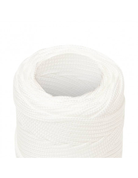 Corda Nautica Completamente Bianca 2 mm 100 m in Polipropilene