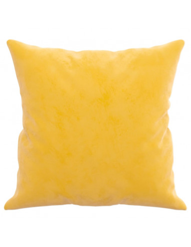 Cuscini Decorativi 2 pz Giallo 40x40 cm in Velluto