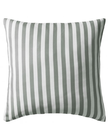 Cuscini da Esterno 2 pz Stampa a Righe 45x45 cm Grigi