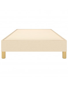 Giroletto a Molle Crema 90x190 cm in Tessuto