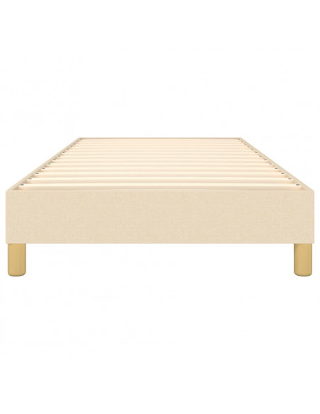 Giroletto a Molle Crema 90x190 cm in Tessuto