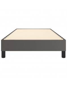 Giroletto a Molle Grigio 100x200 cm in Similpelle