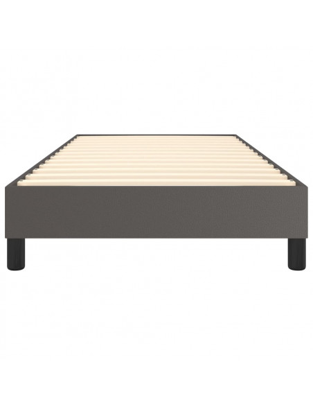 Giroletto a Molle Grigio 100x200 cm in Similpelle