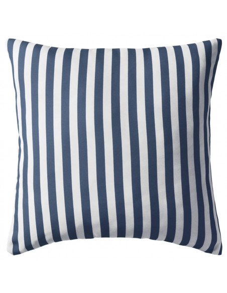 Cuscini da Esterno 4 pz Stampa a Righe 45x45 cm Blu