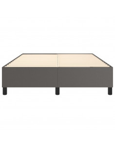 Giroletto a Molle Grigio 140x190 cm in Similpelle