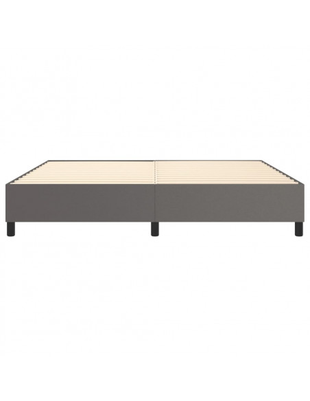 Giroletto a Molle Grigio 200x200 cm in Similpelle