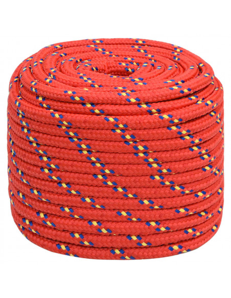 Corda Nautica Rossa 16 mm 100 m in Polipropilene
