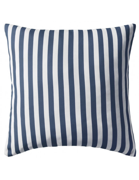 Cuscini da Esterno 2 pz Stampa a Righe 45x45 cm Blu