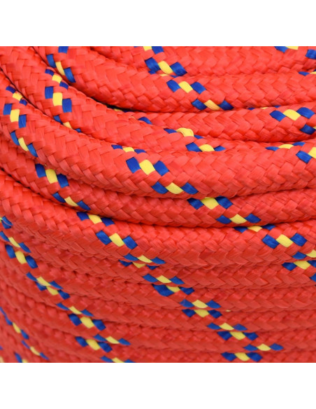 Corda Nautica Rossa 16 mm 100 m in Polipropilene