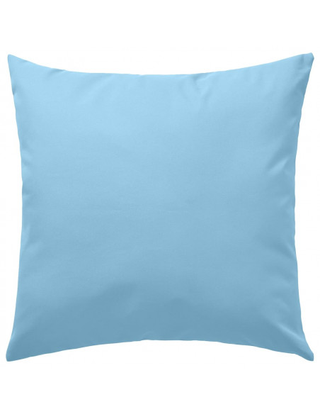 Cuscini da Esterno 2 pz 45x45 cm Celesti