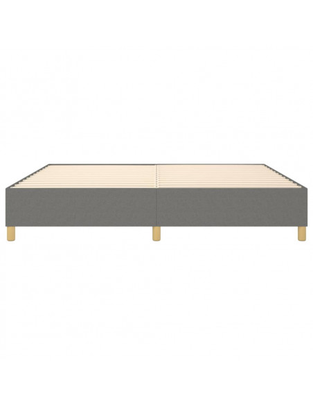 Giroletto a Molle Grigio Scuro 140x200 cm in Tessuto