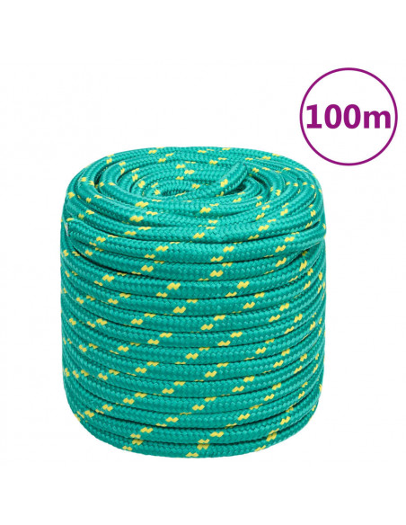 Corda per barca Verde 16 mm 100 m in Polipropilene
