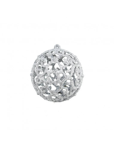 Set Palline di Natale 100 pz 3/4/6 cm Argento