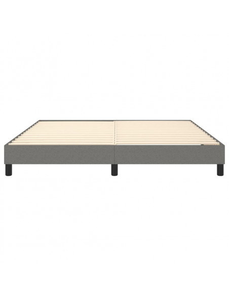 Giroletto a Molle Grigio Scuro 180x200 cm in Tessuto