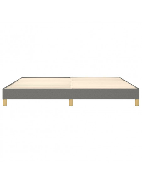 Giroletto a Molle Grigio Scuro 200x200 cm in Tessuto