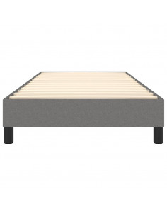 Giroletto a Molle Grigio Scuro 90x190 cm in Tessuto