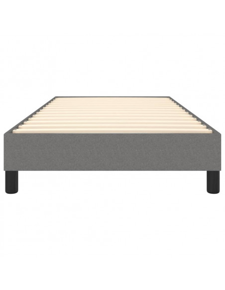 Giroletto a Molle Grigio Scuro 90x190 cm in Tessuto