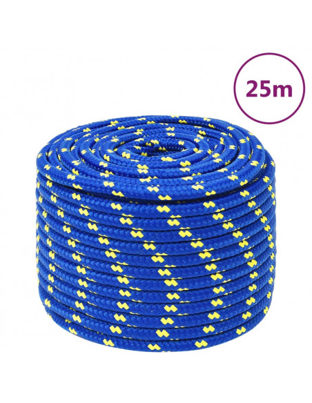 Corda per barca Blu 14 mm 25 m in Polipropilene