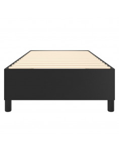 Giroletto a Molle Nero 90x190 cm in Similpelle