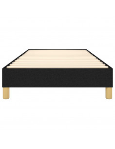 Giroletto a Molle Nero 90x190 cm in Tessuto