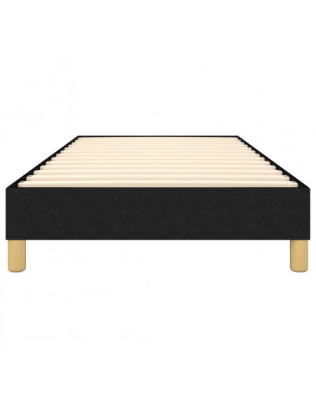 Giroletto a Molle Nero 90x190 cm in Tessuto