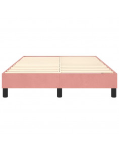 Giroletto a Molle Rosa 120x200 cm in Velluto