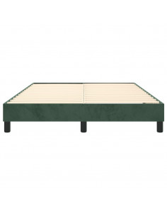 Giroletto a Molle Verde Scuro 140x190 cm in Velluto