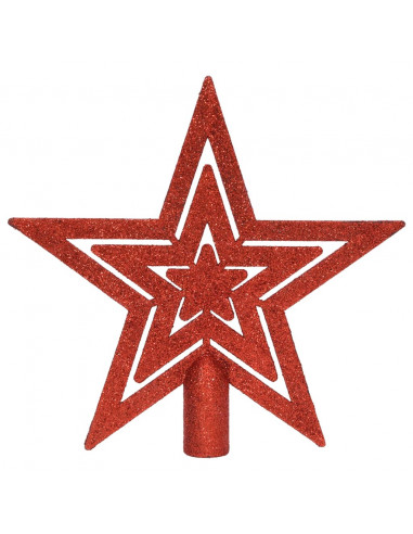 Set Addobbi di Natale 64 pz Rosso e Bianco