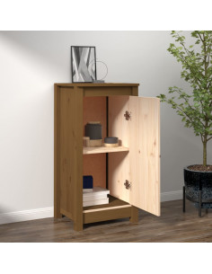 Credenza Miele 40x35x80 cm in Legno Massello di Pino