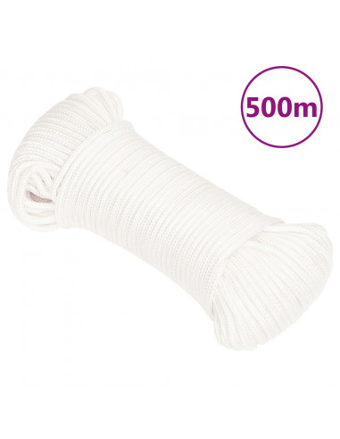Corda Nautica Completamente Bianca 4 mm 500 m in Polipropilene