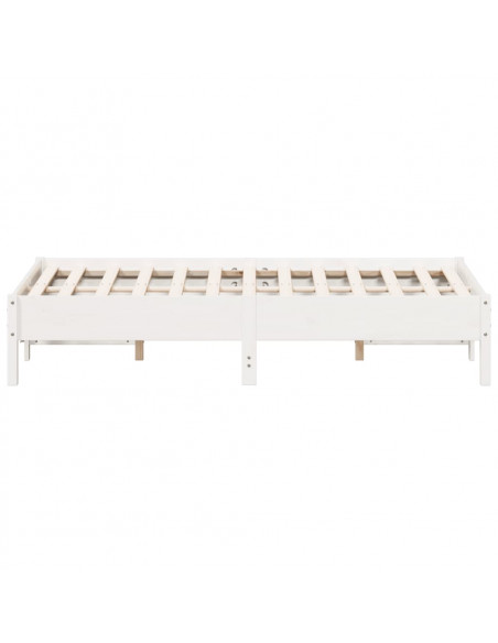 Giroletto Bianco 120x190 cm Legno Massello di Pino