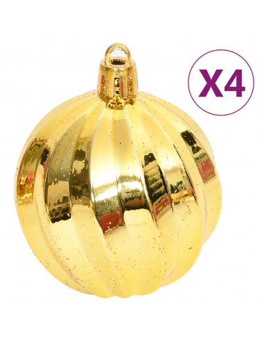 Set Addobbi di Natale 108 pz Oro e Rosso