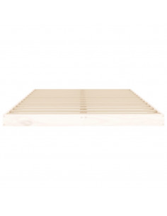 Giroletto Bianco 120x200 cm in Legno Massello di Pino