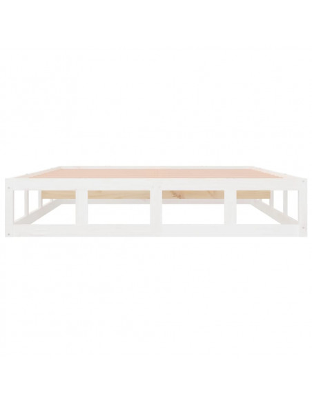 Giroletto Bianco 135x190 cm Double in legno Massello