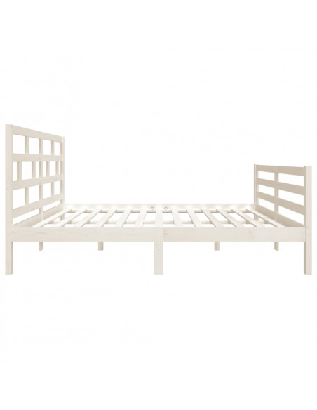 Giroletto Bianco 135x190 cm Double in legno Massello