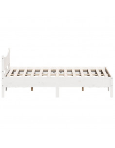 Giroletto Bianco 140x190 cm in Legno Massello di Pino