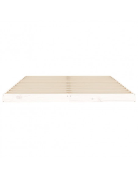 Giroletto Bianco 140x190 cm in Legno Massello di Pino