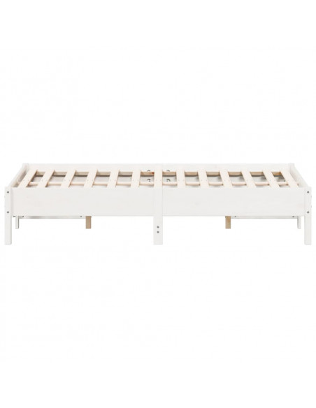 Giroletto Bianco 140x190 cm in Legno Massello di Pino